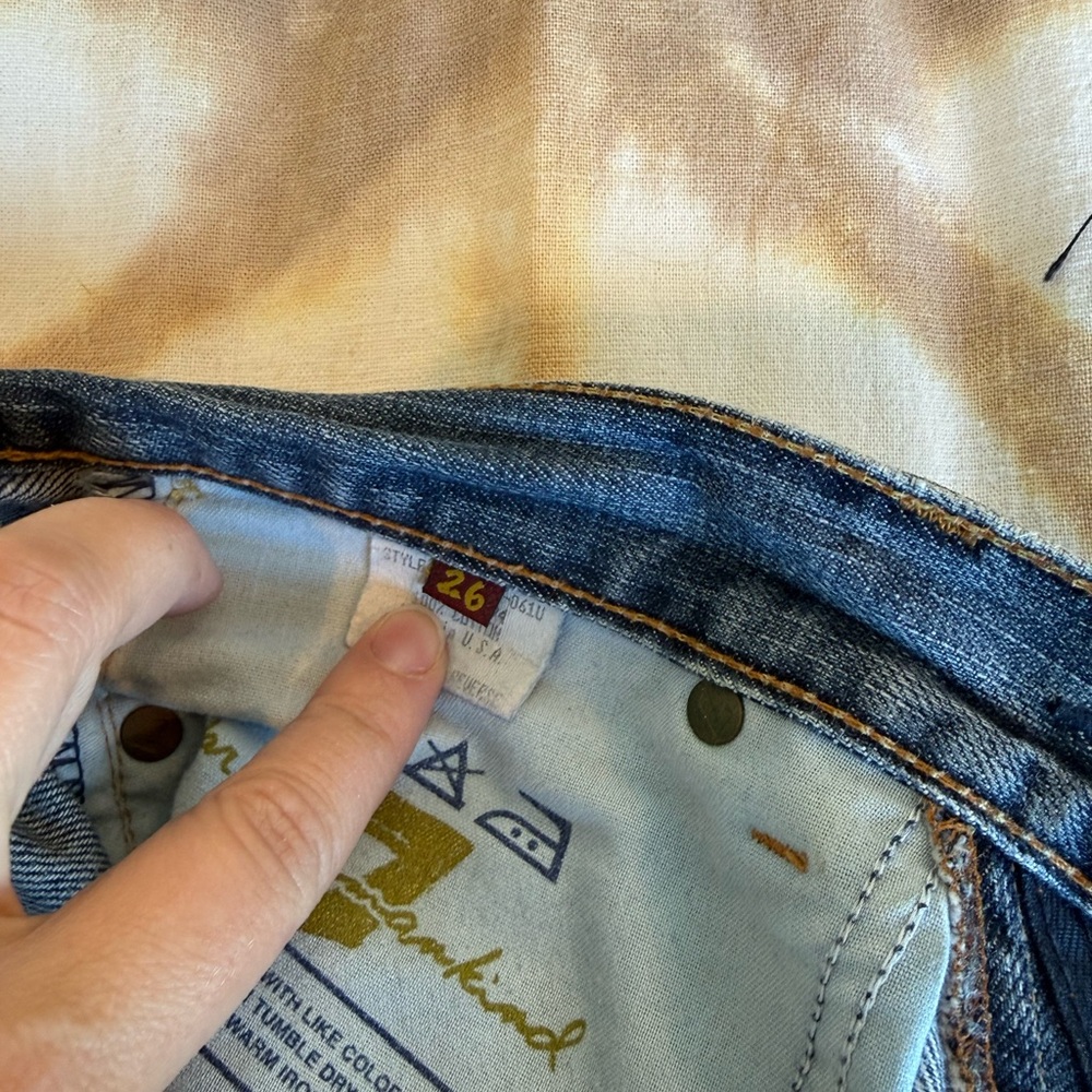 7 For All Mankind Light Blue Jeans - Picture 3 of 4
